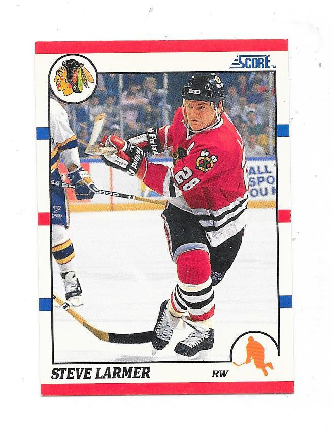 1990-91 Score #135 Steve Larmer Chicago Blackhawks