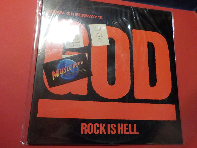 GOD - ROCK IS HELL M-/EX- LP