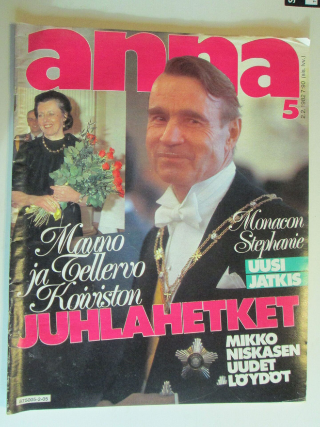 ANNA LEHTI 5 / 1982 SISÄLLYSLUETTELO KUVA 2 ja 3