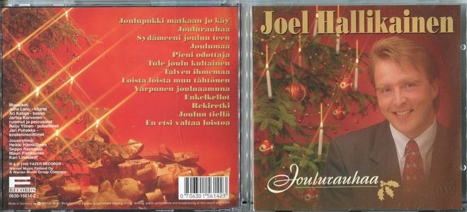 JOEL HALLIKAINEN . JOULU CD-LEVY . JOULURAUHAA