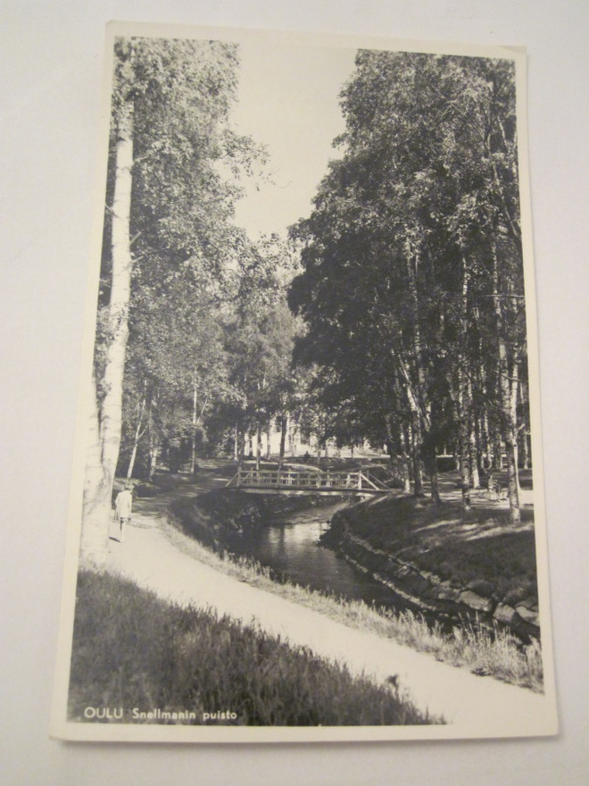 VANHA Postikortti Oulu 1950-l Alkup.Mallikappale