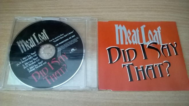 Meat Loaf - Did i Say That? (promo-cds) & Braver Than We Are