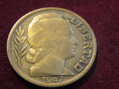 20 centavos 1947 Argentiina
