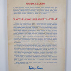 Sulo Karpio : Masto-Jaakon salaiset vartijat - pikkukuva 2