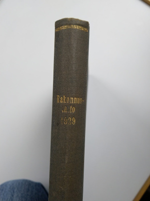 Rakennustaito -lehden vuosikerta 1929 sidottuna