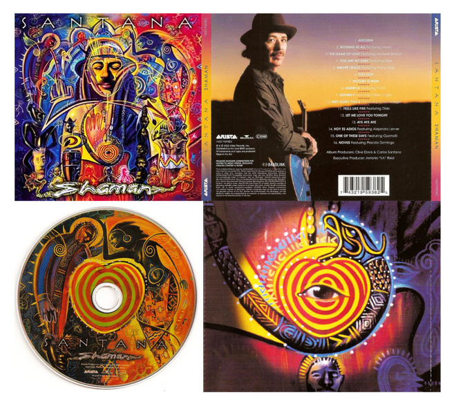 UUSI SANTANA SHAMAN CD (2002) - ILMAINEN TOIMITUS