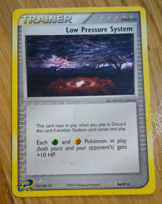 Low Pressure System #86 Pokemon Dragon trainer 2003