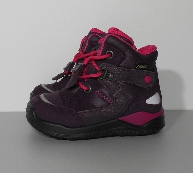 23 - Ecco goretex tummanlilat talvikengät * UUDET