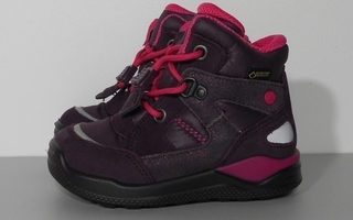 23 - Ecco goretex tummanlilat talvikengät * UUDET