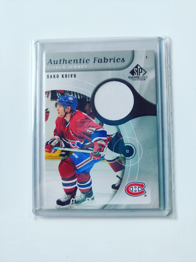 Saku Koivu 05-06 SP Game-Used Authentic Fabrics