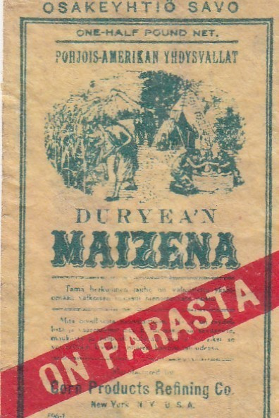 Duryea`n MAIZENA  on parasta Osakeyhtiö SAVO     b357