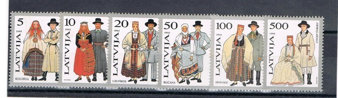 Latvia 1993 - Kansanpukuja (6)  ++