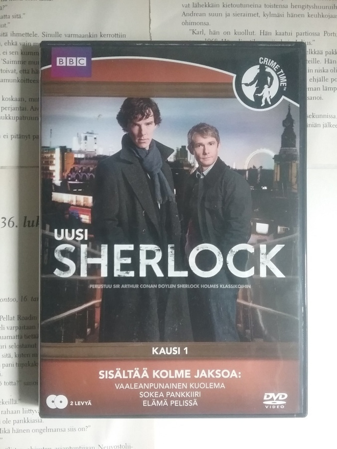 Uusi Sherlock: kausi 1 (DVD)