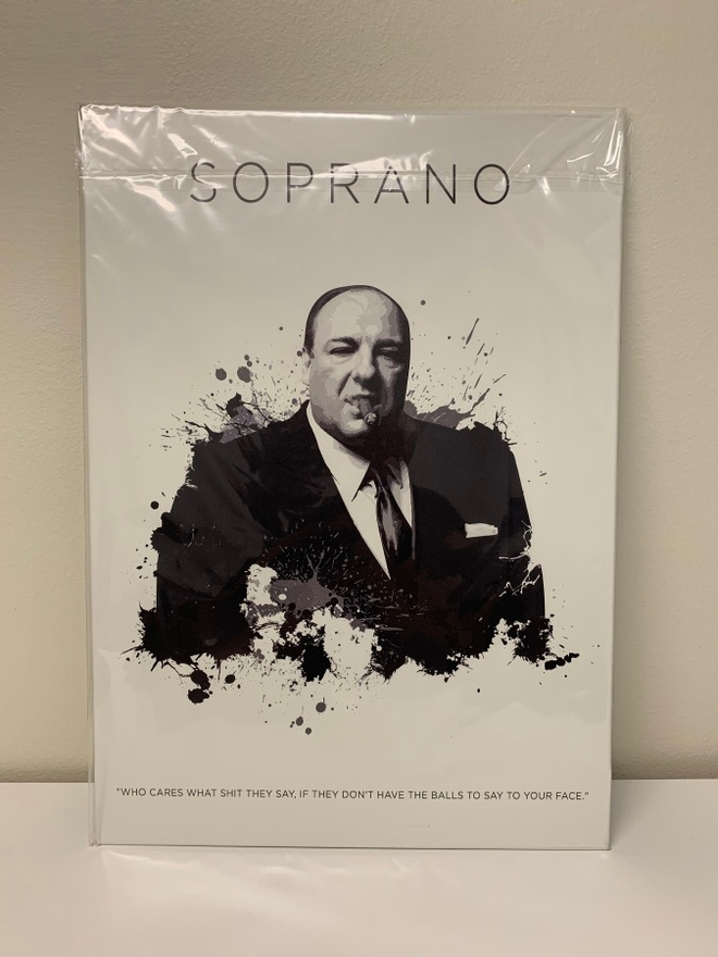 Tony Soprano metallinen juliste / taulu