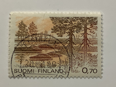 875 / 1981 Kauhanevan kansallspuisto o leimattu