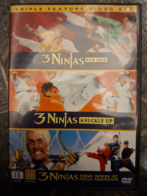 3 Ninjas - Triple Feature DVD-boksi (3-disc)