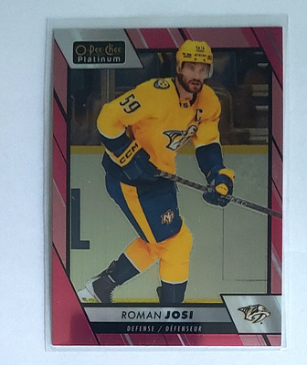2023-24 OPC Platinum matte pink #162 Roman Josi
