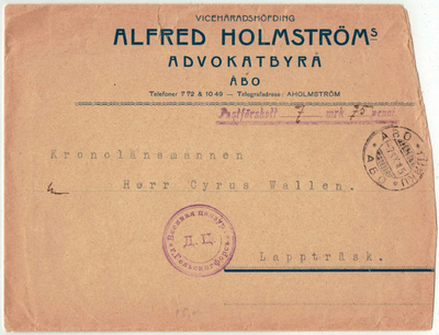 1915 postiennakkolähetys