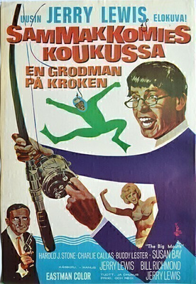 Elokuvajuliste: Sammakkomies koukussa (Jerry Lewis)