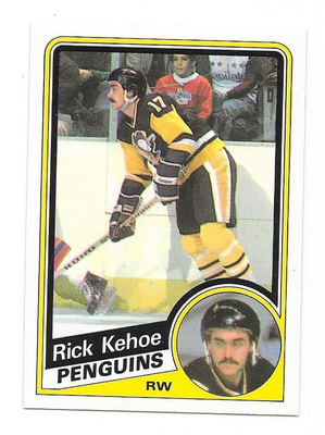 1984-85 OPC #177 Rick Kehoe Pittsburgh Penguins