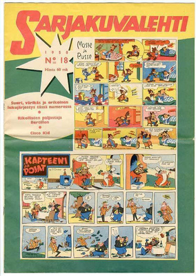 Sarjakuvalehti 18/1958 jättikoko