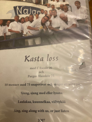 KASTA LOS med L’Escale 20 och Pargas Manskör 75