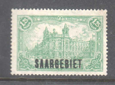 Saksa Saar1920  Mi 41 ilman liimaa