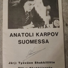 Anatoli Karpov Suomessa Signeerattu - pikkukuva 1