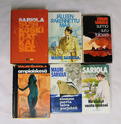 Mauri Sarjola kirjapaketti 6kpl
