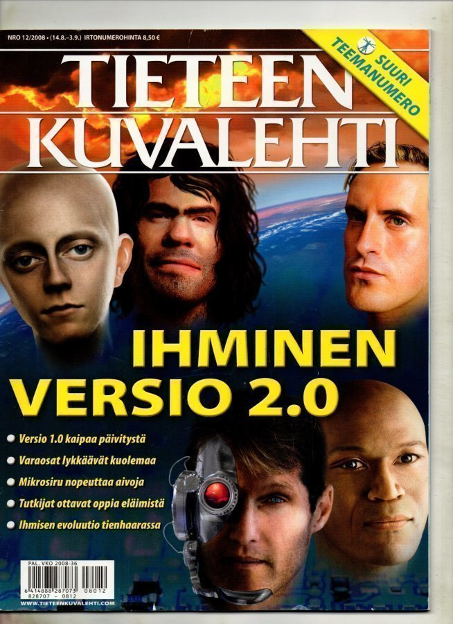 Tieteen Kuvalehti n:o 12 2008 Varaosat lykkäävät kuolemaa.