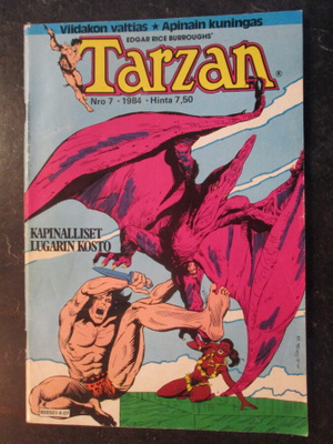 TARZAN 7 / 1984 SARJAKUVALEHTI VIIDAKON KUNINGAS