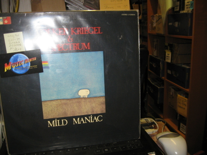 VOLKER KRIEGEL & SPECTRUM - MILD MANIAC LP GER-74 M-/EX+