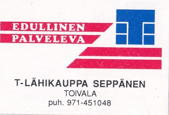Toivala. T - Lähikauppa Seppänen  b594