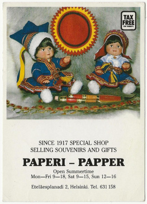 Helsinki Paperi – Papper Tax Free Special Shop