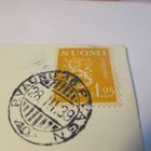 1939 Pvaunu 46 Kemijärvi -Kemi R3 kortti Rovaniemeltä Hkiin - pikkukuva 2