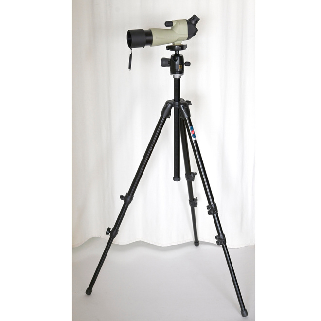 Kaukoputki Nikon ja jalusta Manfrotto