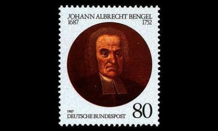 Saksa 1324 ** Johann Albrecht Bengel, teologi (1987)