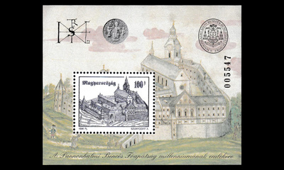 Unkari 4373BL234 ** Pannonhalman benediktiiniluostari (1996)