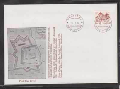 FDC 1982 Yleismerkki 0,90 mk