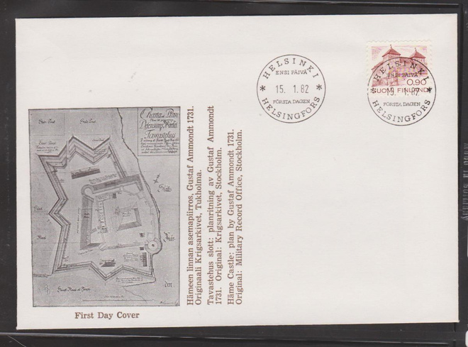 FDC 1982 Yleismerkki 0,90 mk