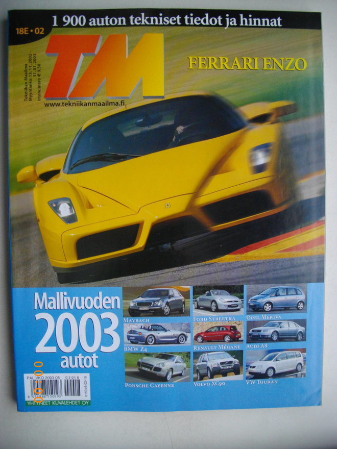 Tekniikan Maailma Nro 18E/2002 (30.7)