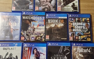 PS4 pelejä
