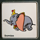 Dumbo vintage seinätaulu 1970-luvulta 17×17 cm - pikkukuva 2