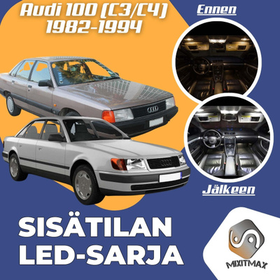 Audi 100 (C3/C4) Sisätilan LED-sarja 12-osainen