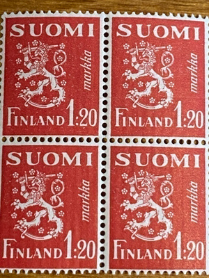 LEIJONAMALLI 1930 1,20MK NELIÖ**