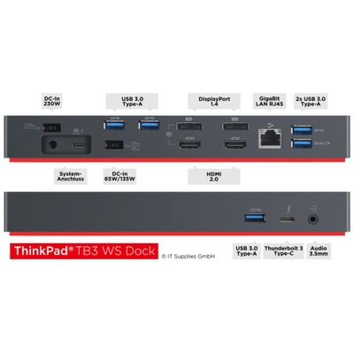 ThinkPad Thunderbolt 3 Workstation Dock Gen 2 230W