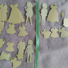 Paperinuket Peggy 3 kpl 1940-50-luku - pikkukuva 3