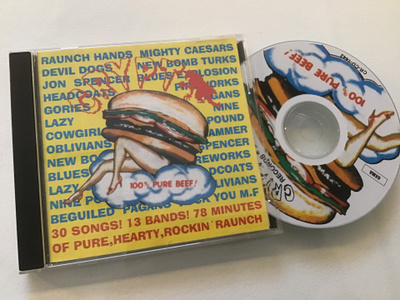 Crypt Records cheapo sampler various CD