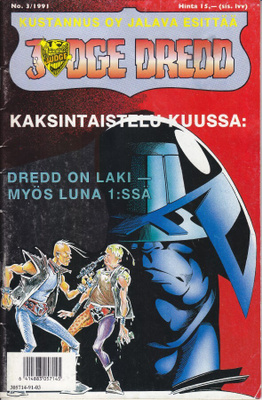 Judge Dredd 3/1991 Kaksintaistelu kuussa