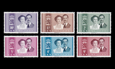 Luxemburg 505-10 * Kuninkaalliset häät (1953)